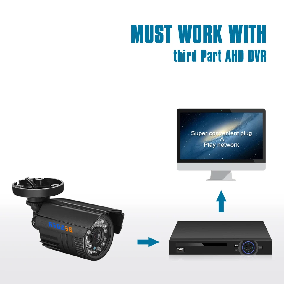 Besder AHD Камера 3mp sc3035 пуля 1/3 дюйма ov4689 Сенсор безопасности Ночное видение 24 шт. ИК