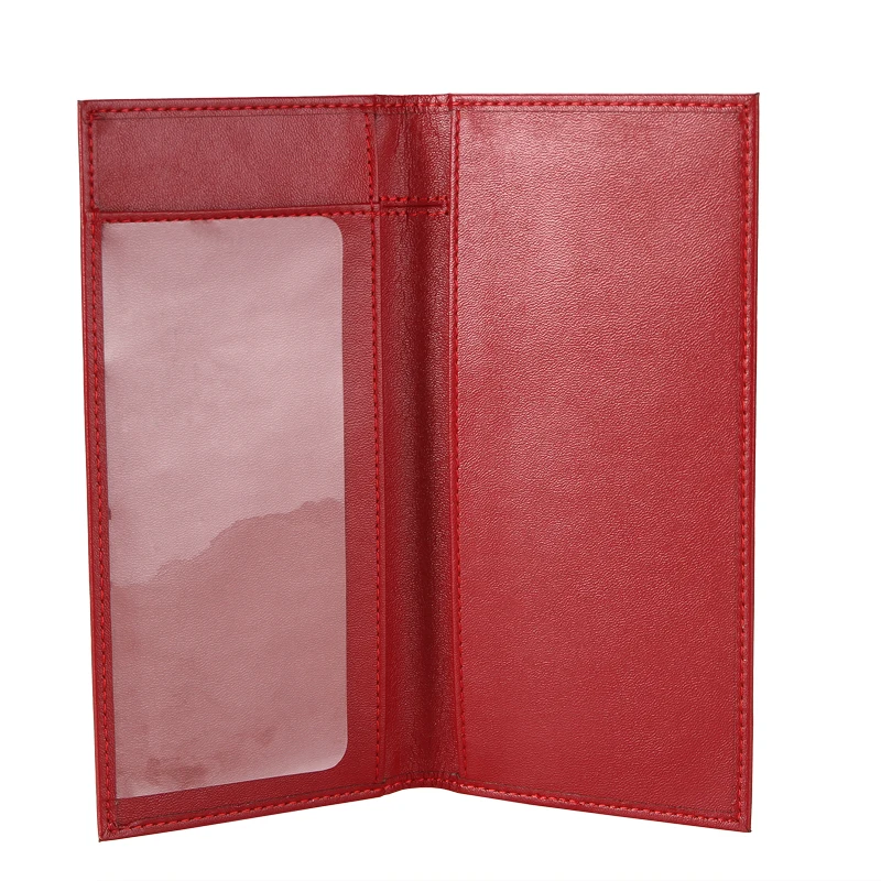 180 мм * 90 тонкие длинные плотная Micro Волокно кожаный чехол чековой книжки