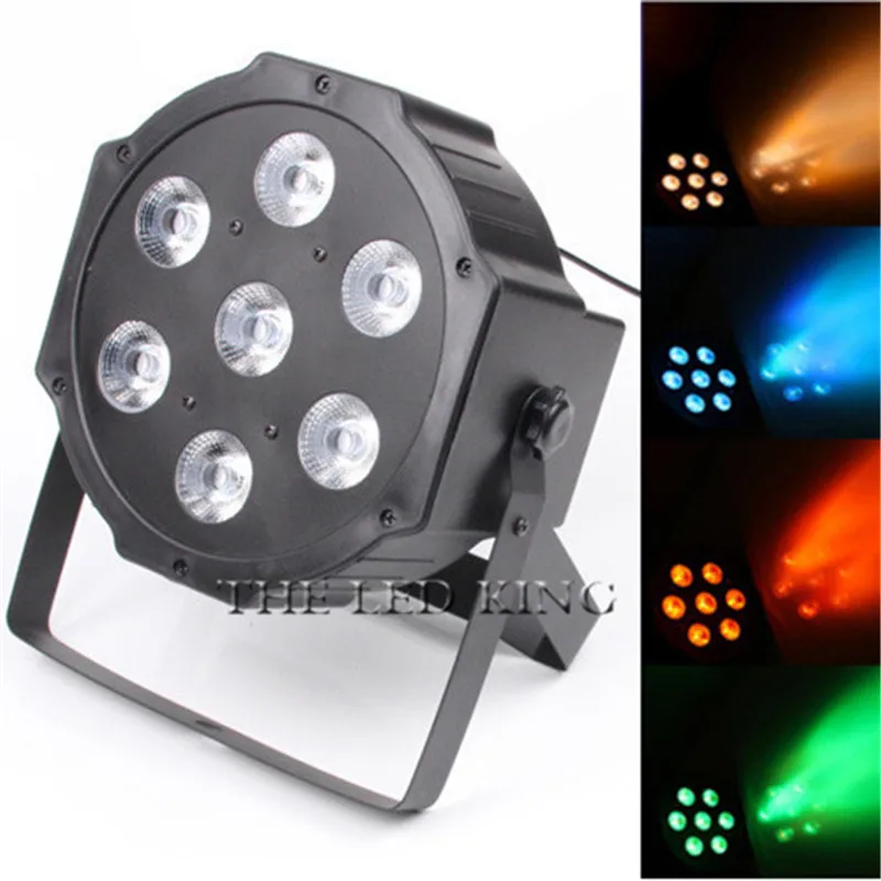 DHL EMS 10 шт./коробка 7*15 Вт RGBW 4в1 наружный светодиодный светильник Par Cans Led 7x15 DMX