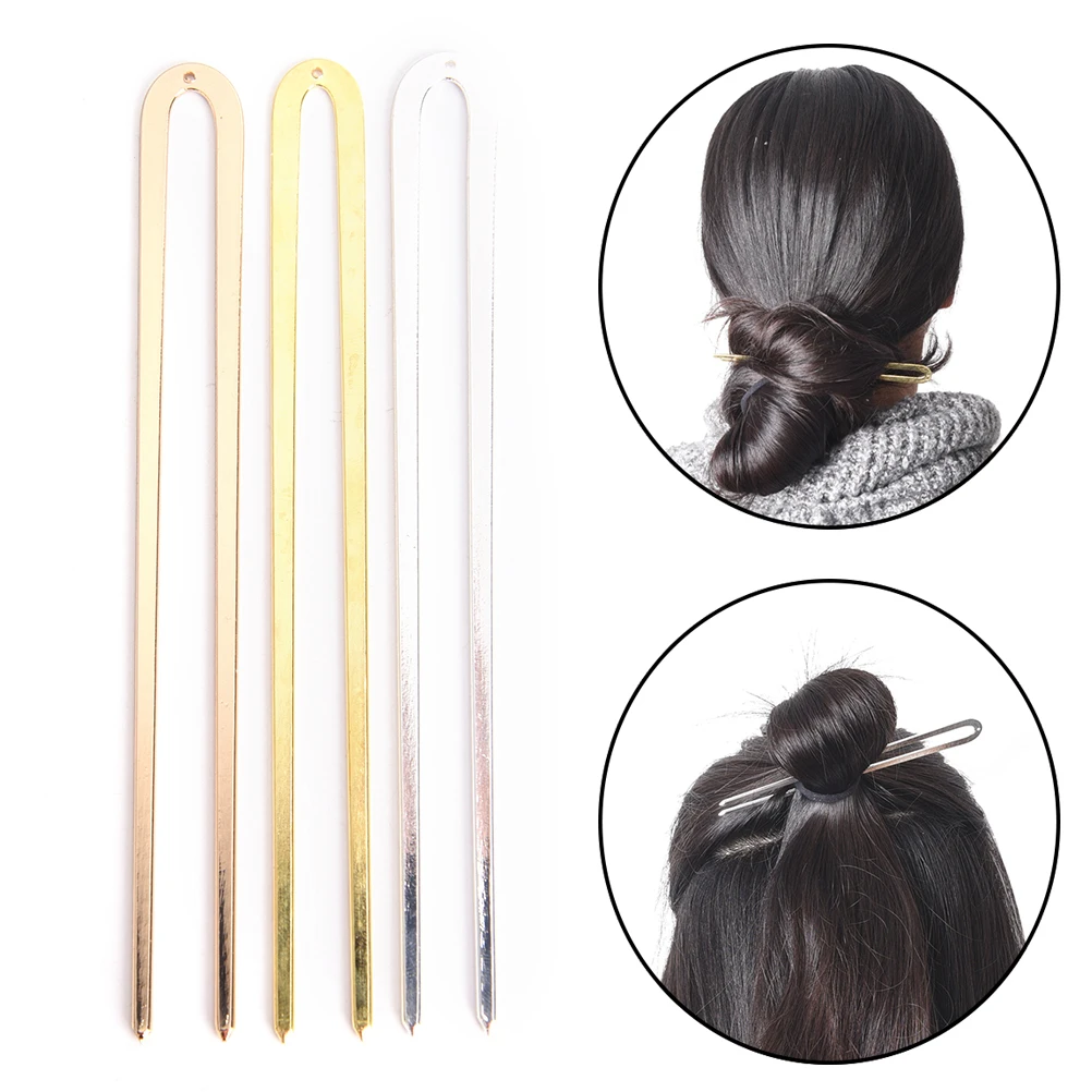 1 шт. Женская металлическая шпилька для волос 14 см|Шпильки и заколки волос| |