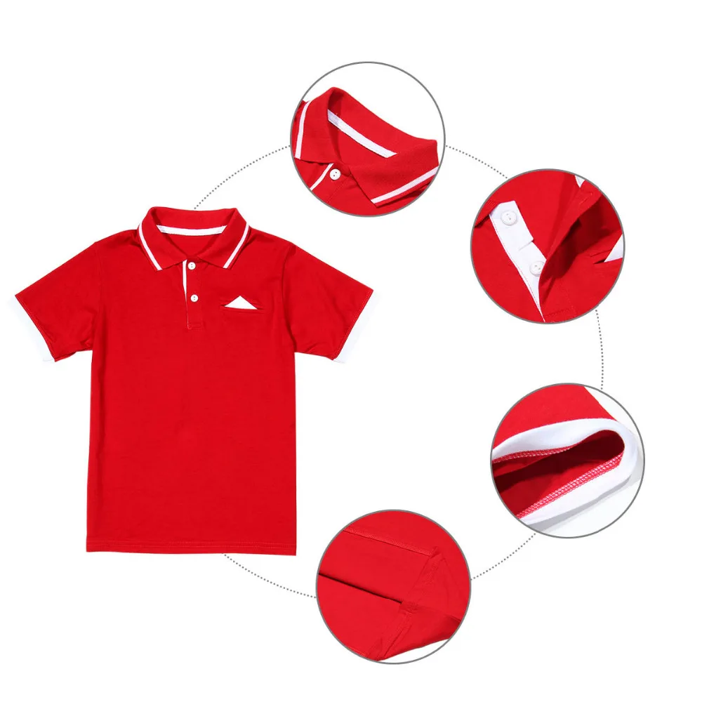 Футболка для маленьких мальчиков популярные однотонные футболки с короткими