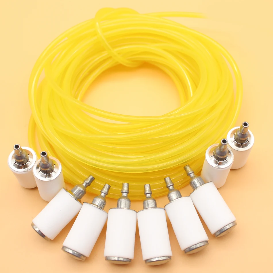 5 м 16 футов 1/" x 3/16" 3 мм x 5 мм Tygon Бензиновый Шланг Комплект фильтров для Stihl Husqvarna Poulan Homelite Honda Zama триммер