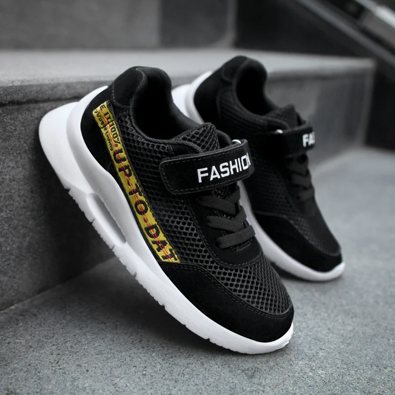 Весенне-летние Нескользящие кроссовки из дышащей легкой сетки для мальчиков