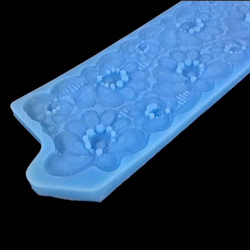 Minsunbak новая кружевная силиконовая печатная форма для свадебного торта тисненый