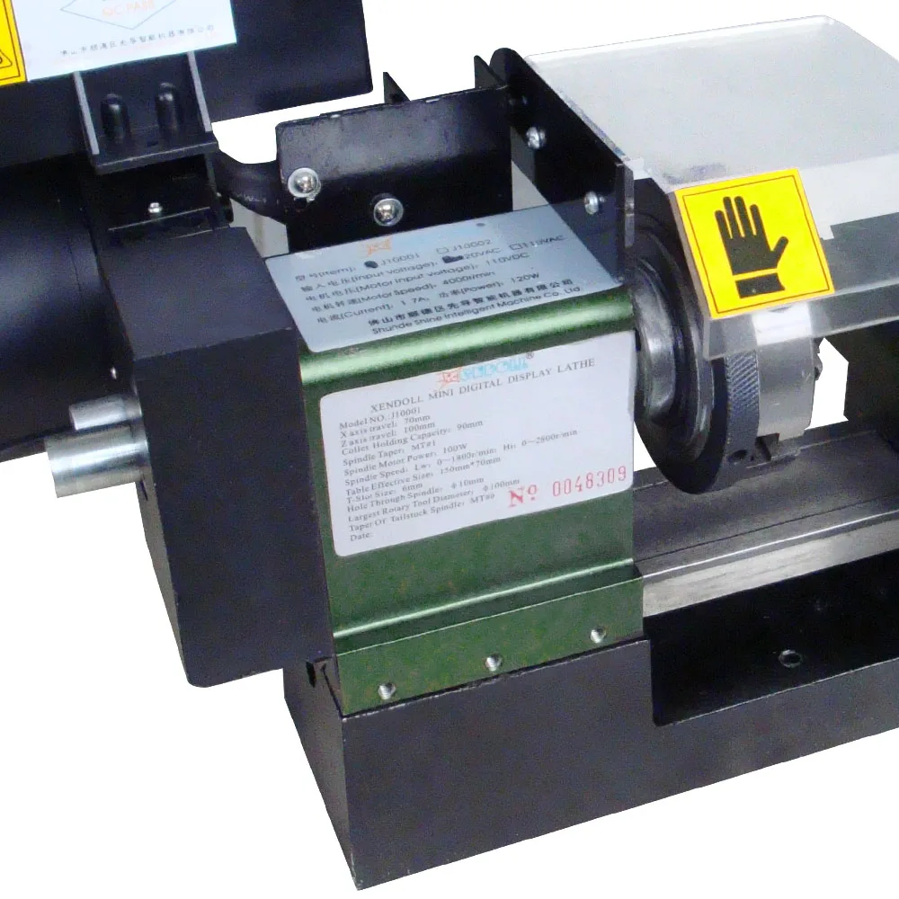 

220V 100W Mini Lathe With Digital Display 0-2800rpm for school teaching demonstration, laboratory, DIY studio