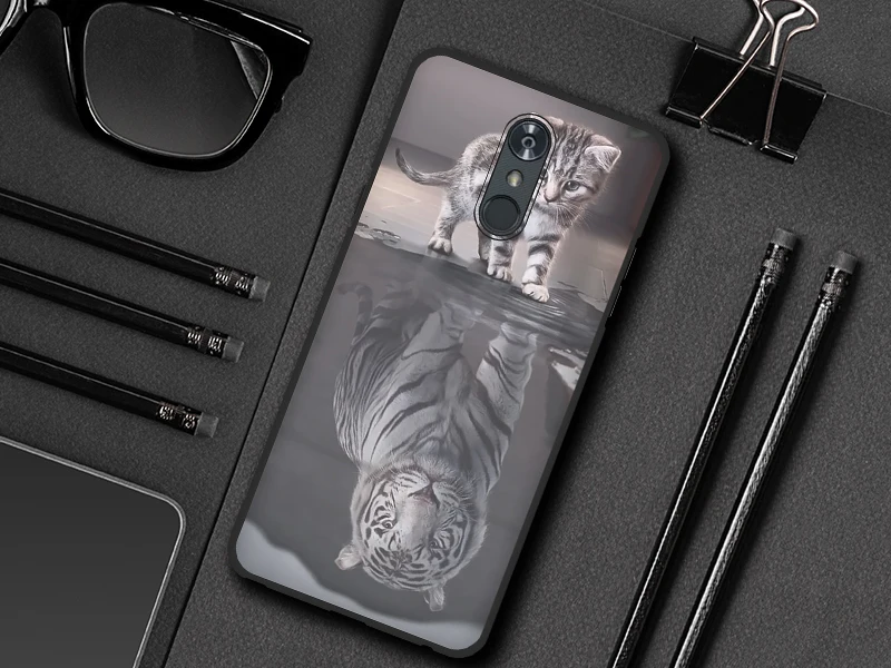 Ультратонкий чехол JURCHEN с рисунком для LG Stylo 5 Stylo5, задняя крышка, милые собака и кошка, мягкий чехол из ТПУ для LG Stylo 5, чехол для телефона