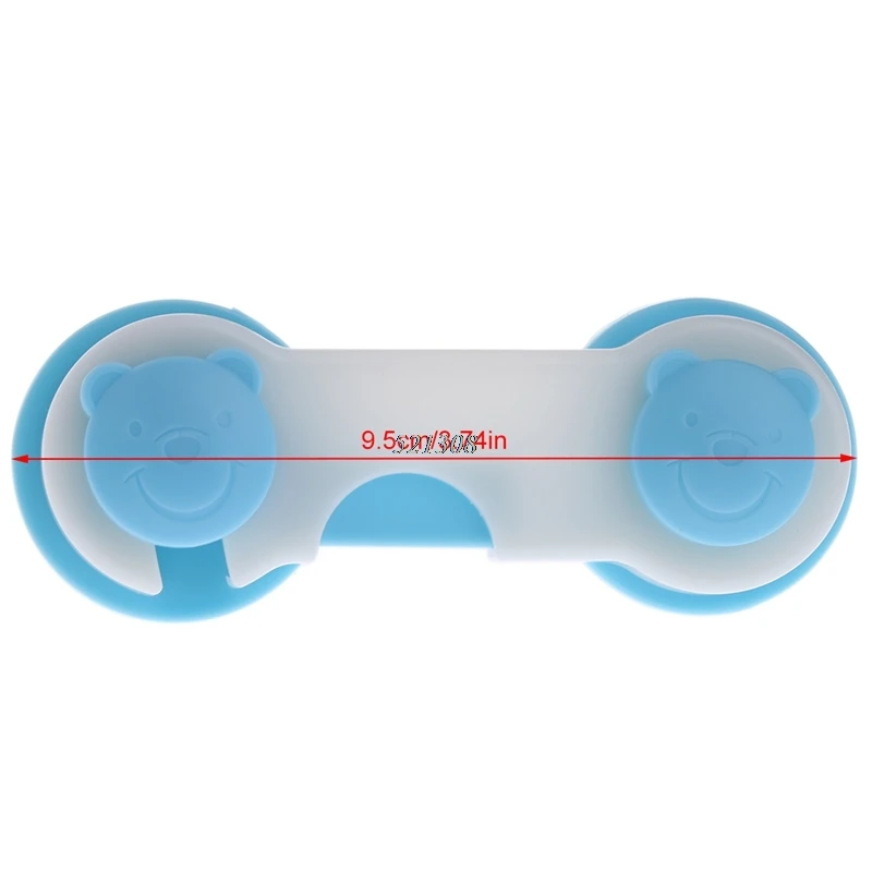 

4 Pcs Children Drawer Cupboard Refrigerator Door Desk Plastic Protection Locking Baby Kids Straps Safety Cabinet Locks MAY17_35