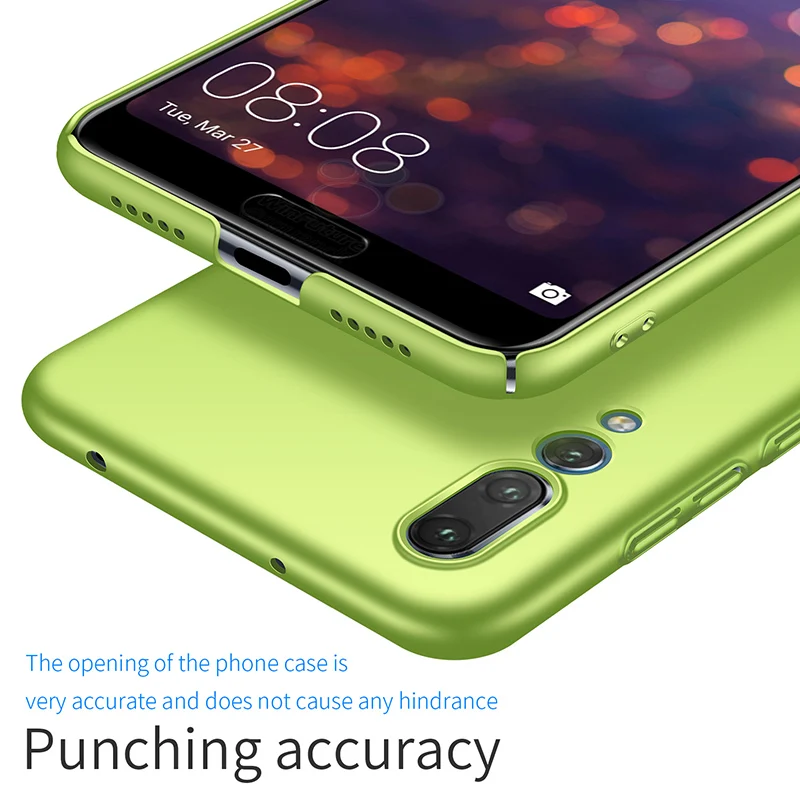 Чехол Alxun для Huawei P20 Роскошный Жесткий Тонкий матовый защитный чехол из