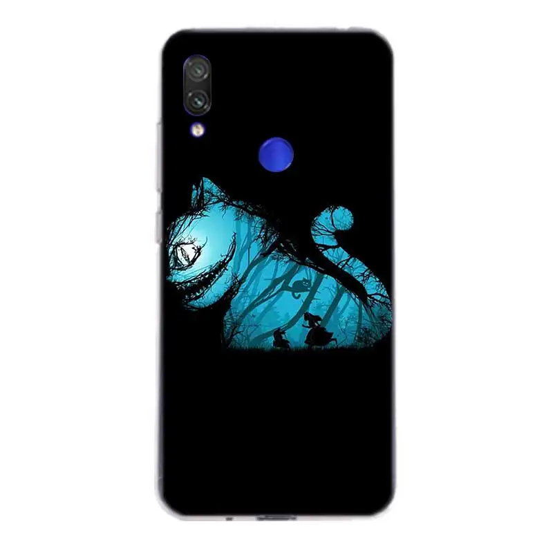 alice in wonderland cheshire cat Case For Xiaomi Redmi Note 7 6 Pro 5 4 4X K20 7A Y3 S2 5A 6A Xiomi Pocophone F1 9T 9 SE 8 A2 |