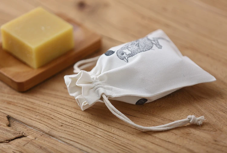 Сумка на шнурке из органического хлопка и льна с индивидуальным логотипом|bags