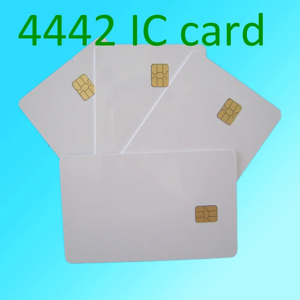 20 шт. белые печатные ПВХ ИС с картой SLE 4442 ISO 7816 | Безопасность и защита