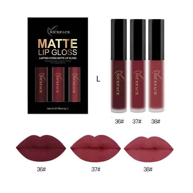 Hotest Nude Batom Mate блеск для губ макияж жидкая губная помада с увлажняющим действием