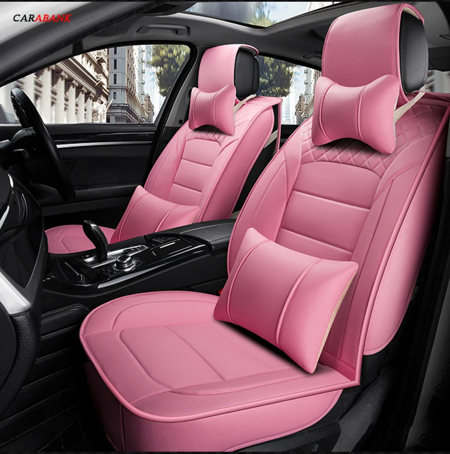 Роскошная Кожа PU автомобилей чехлы Универсальный Полный Чехлы для Cadillac Escalade Alfa romeo 145 146 147 148 155 156 159 164