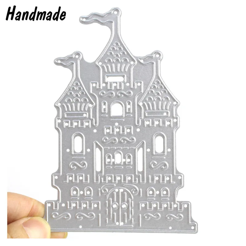 Замок дизайн металла стали высечки штампы трафареты скрапбукинга Papar карты