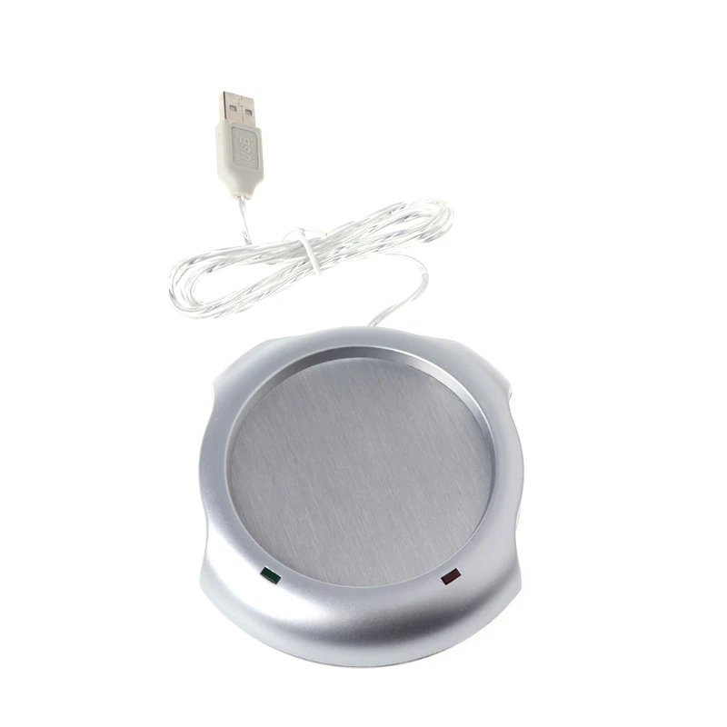Мини USB Электрический питательный стакан с подогревом тарелка для офиса и домашнего использования JAN07 Прямая поставка