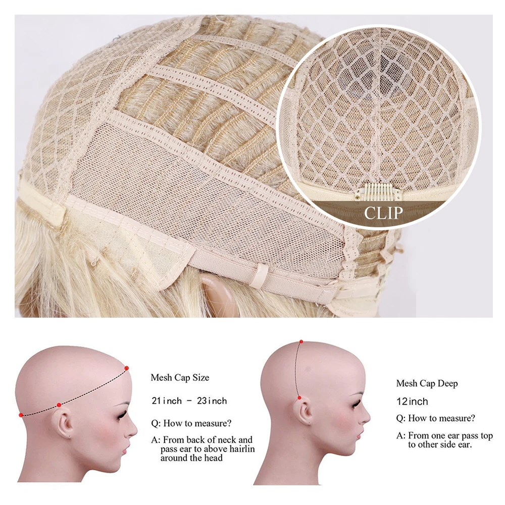 Haircube синтетические 6 дюймов короткие 50% человеческие волосы парики с челкой естественная волна темно-коричневый пушистый многослойный парик для женщин