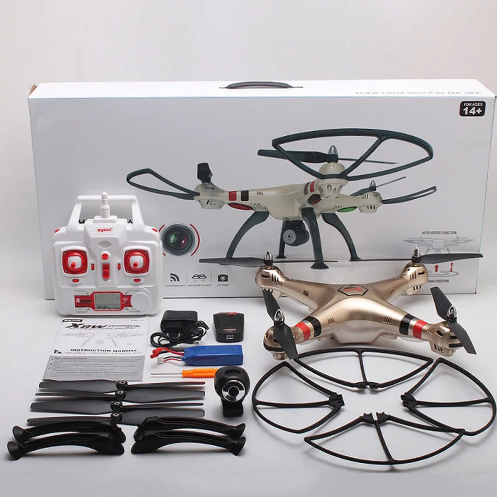 Новейший большой Радиоуправляемый Дрон X8HW Wi-Fi FPV с HD-камерой 1 МП 2 4G 4CH 6-осевой