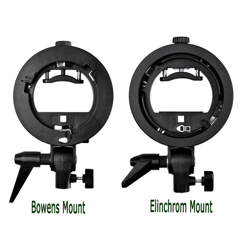Кронштейн Godox S Type для Speedlite держатель вспышки Bowens / Elinchrom адаптер фотостудии