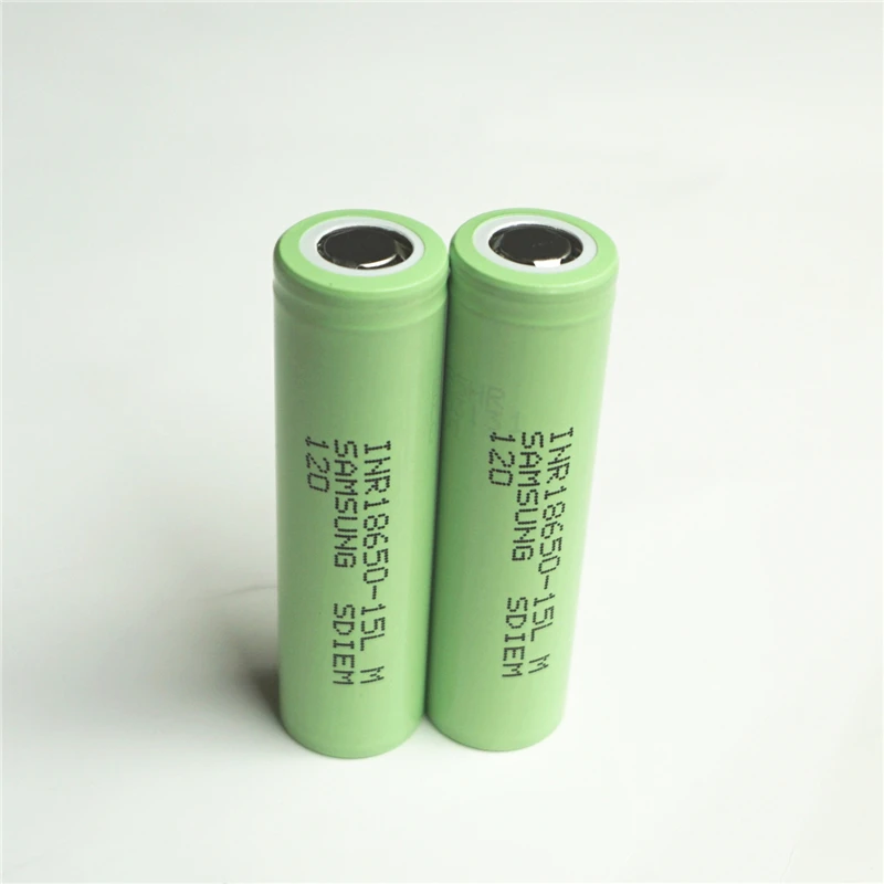 Высокомощные перезаряжаемые литий ионные аккумуляторы для SAMSUNG INR 18650 15L(M) 3 6 V 7