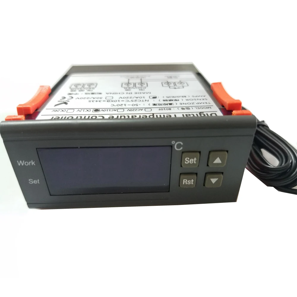 Автоматический цифровой термоконтроллер термостат 12В. Переключатель