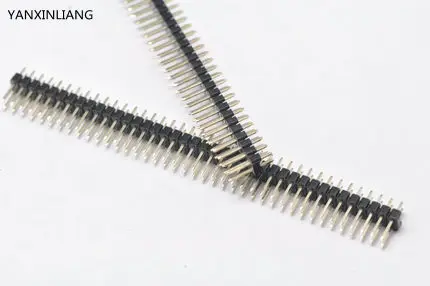 5 шт. шаг 2 54 мм 80 Pin 2x40 двухрядный наружный штыревой разъем для Arduino черный| |