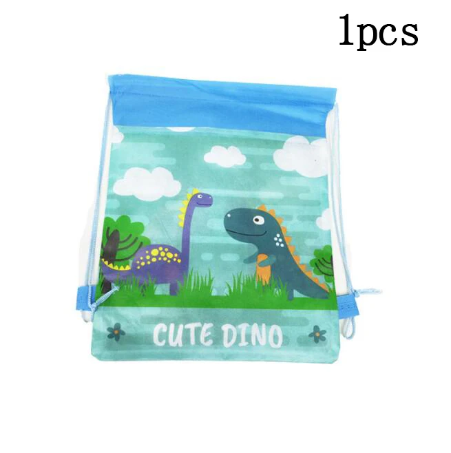 draw bag4 X 1pcs 16pcs/lot Jungle theme party Dinosaur Cake Topper DIY cake Decoration Baby Shower Birthday party supplies Cake flag - Цвет: draw bag4 X 1pcs