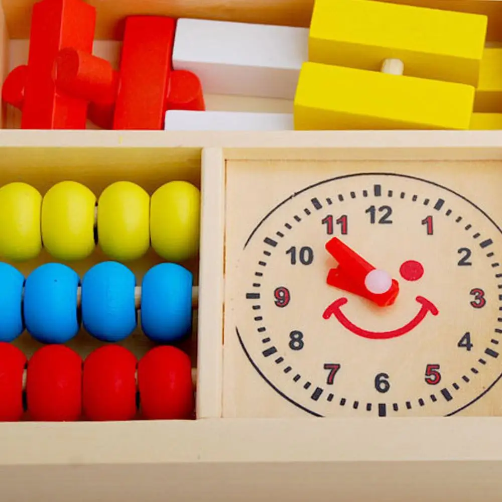 Деревянная головоломка для детей обучения математике коробка игрушки