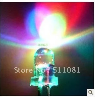 50 шт./лот 5 мм RGB 7 цветов быстрая вспышка светодиод|led light-emitting diode|light-emitting diode5mm rgb |