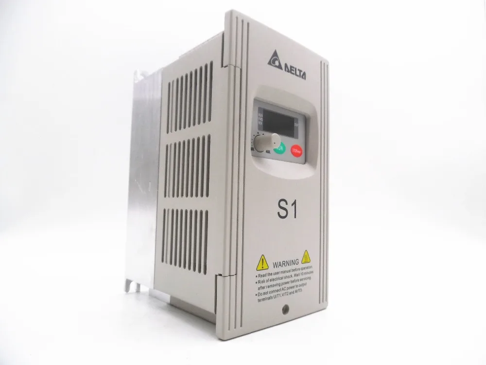 Delta 1HP однофазный 110 в 750 Вт VFD инвертор с переменной частотой Inverter S серии для