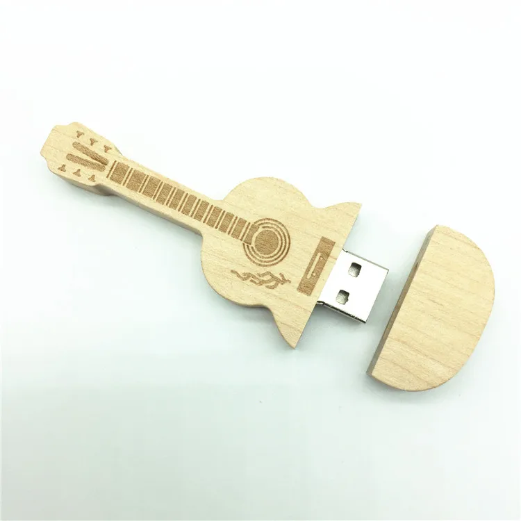 Новинка горячая распродажа деревянная гитара usb флеш-накопитель флешки 8 ГБ 16 32