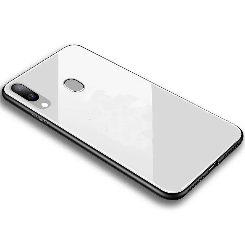 XNRAPID Роскошный Жесткий стеклянный зеркальный чехол для samsung galaxy M10 M20 A10 A30 A40 A50 A70
