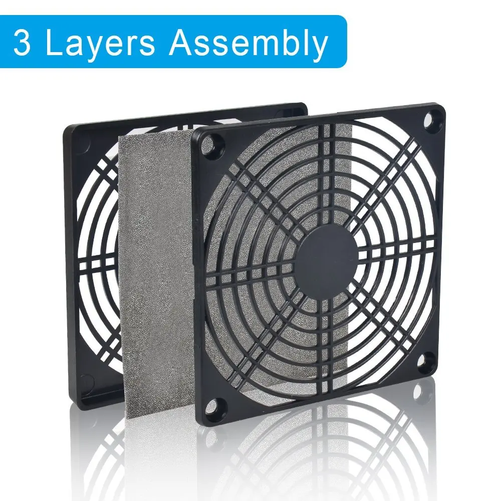 1pcs 125mm 85mm Fan Dust Filter Dustproof Screen PC Computer Case Mesh Sponge Black Washing | Компьютеры и офис