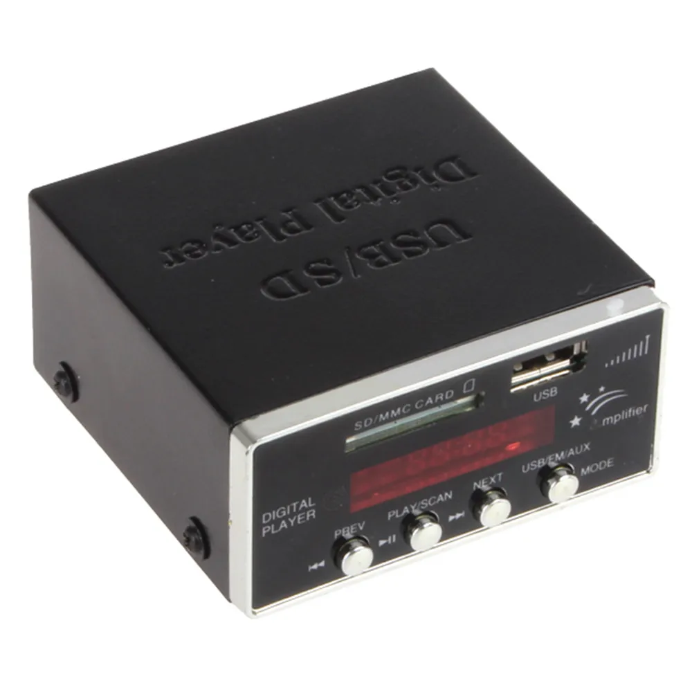 Автомобильный стерео усилитель мощности MP3 плеер считыватель 4 Электронная