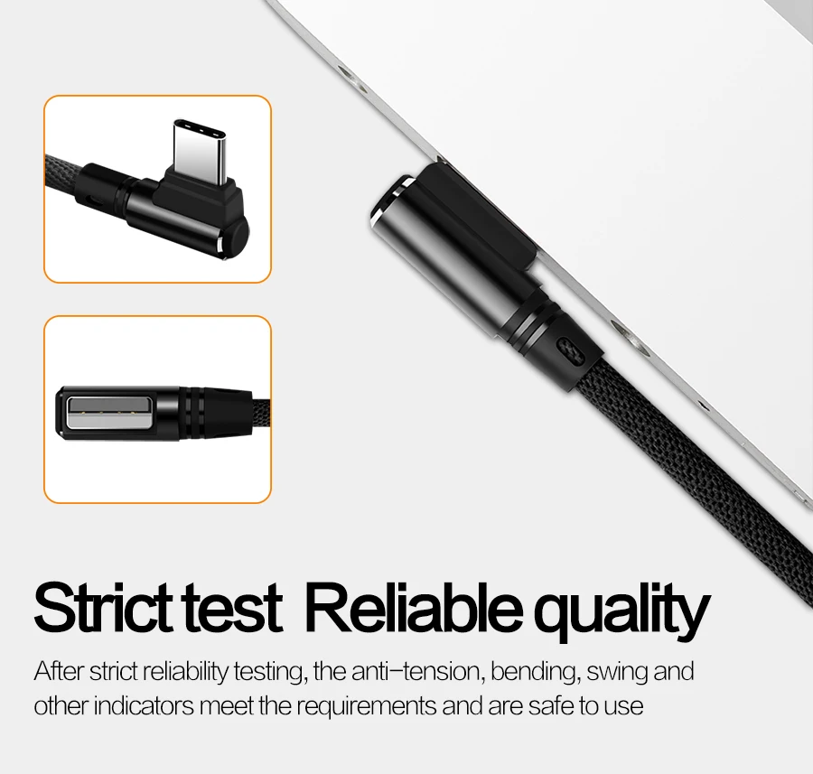 Кабель usb type C для samsung Galaxy A30 A40 A50 90 градусов Реверсивный плетеный кабель type-C для зарядки данных для Oneplus 7 Pro 6 6 T 5 T 5 T