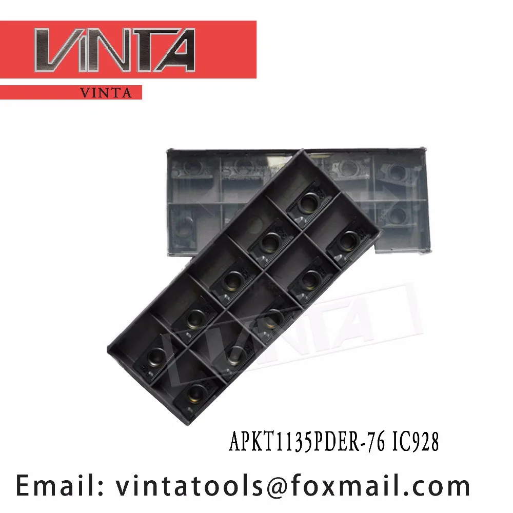 Бесплатная доставка Высокое качество APKT1135PDER-76 IC928 cnc Карбид фрезерные установки |