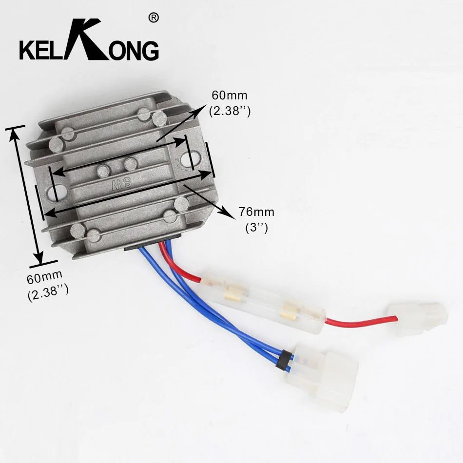 KELKONG 5KW AVR 3 провода для 178F 186F дизельный генератор автоматический регулятор