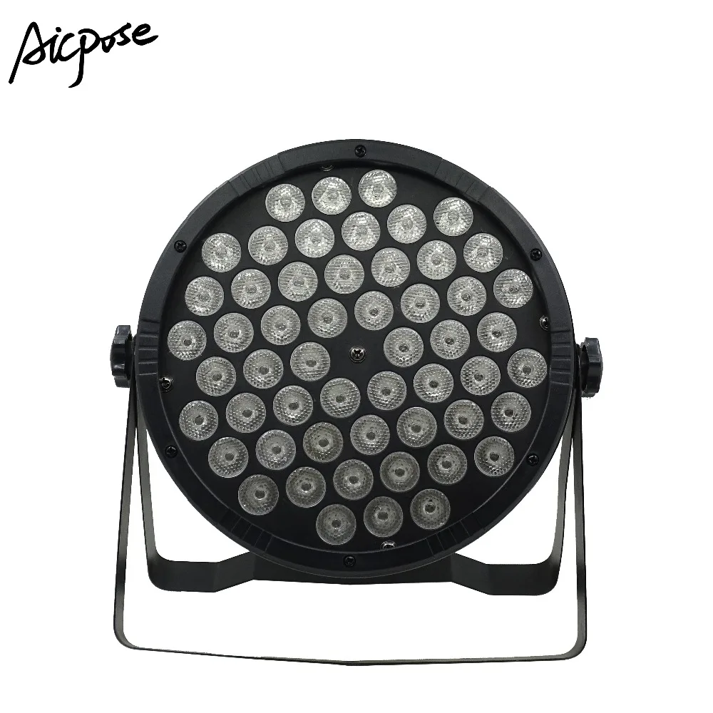 2 шт./лот 54x3 Вт RGB 3в1 Led Par фонари LED 54*3 освещение для мытья стен диско свет с DMX512
