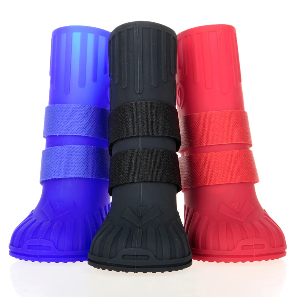 HOOPET Обувь для собак большие собаки непромокаемые сапоги Нескользящие