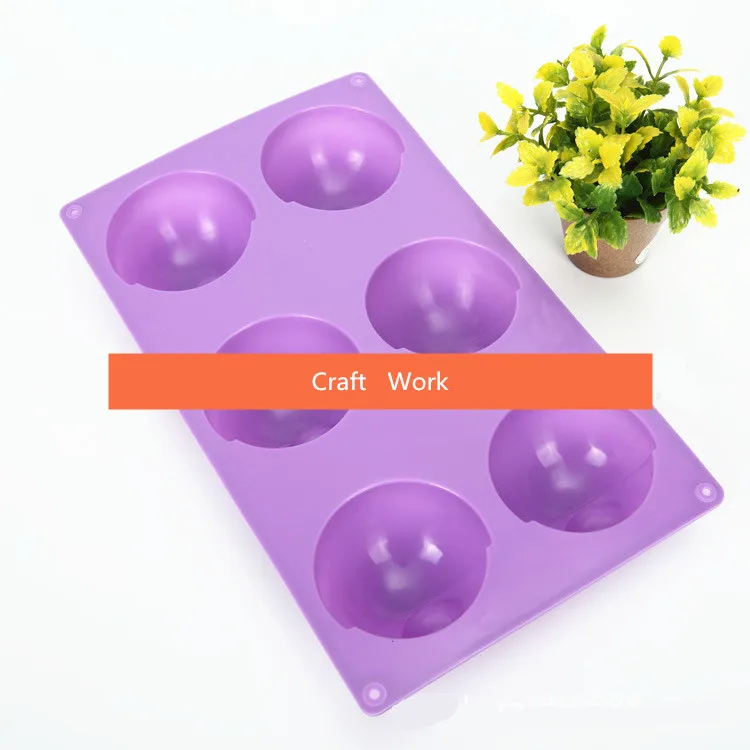 29x17x3.5cm 6 Grid Shape Silicone Mold Baking Pastry Bake ware DIY Cake Cookie Waffle Mousse Desert Mould Pan For Children | Дом и сад