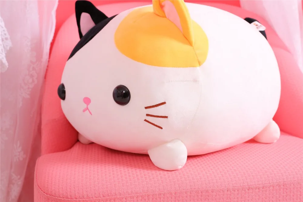 35 см 45 см плюшевая игрушка для Кошки Мягкая кукла милый жирный кот плюшевая игрушка для детей подушка для кошки домашний декор детский подарок на день рождения