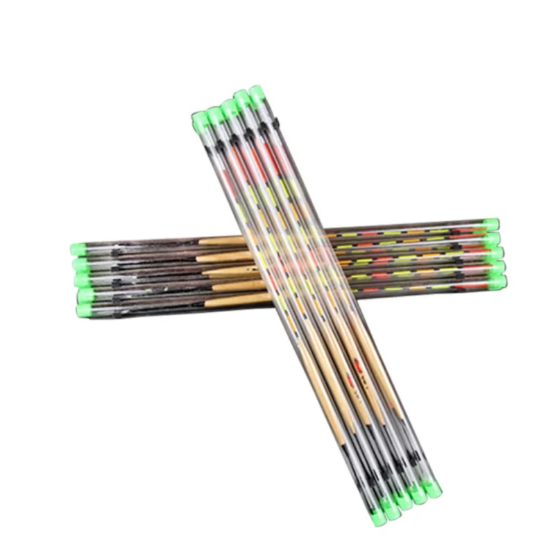 

10Pcs/Lots Wood Fishing Float Tackle Tools For Fishing Tank Float Fishing Tackle Tools High Quality Fishing Floats Dropshipping