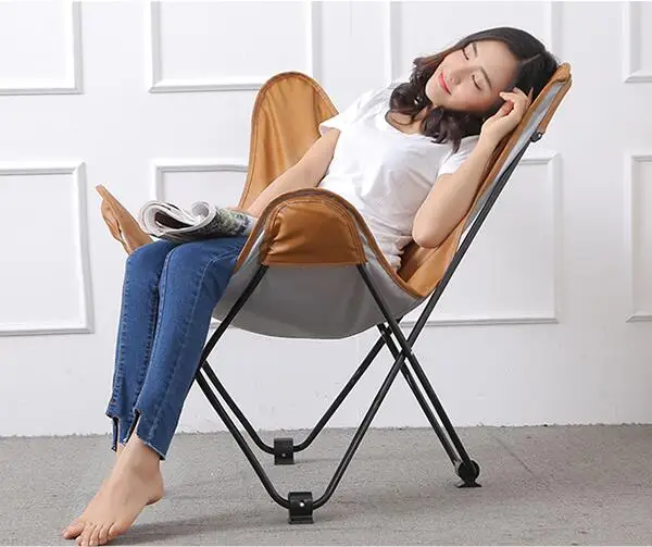 Портативный складной стул бабочка обивка Browon мебель для гостиной из