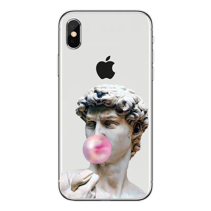 Римская Статуя глюк арт Медуза Vaporwave чехол для телефона Iphone 7 8 Plus XS XR11Pro MAX Funda Coque Case