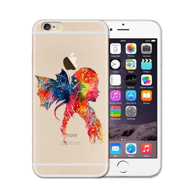 Акварельная художественная Игра престолов Телефон чехол для iPhone 6 S Plus 5 5S SE 7 8