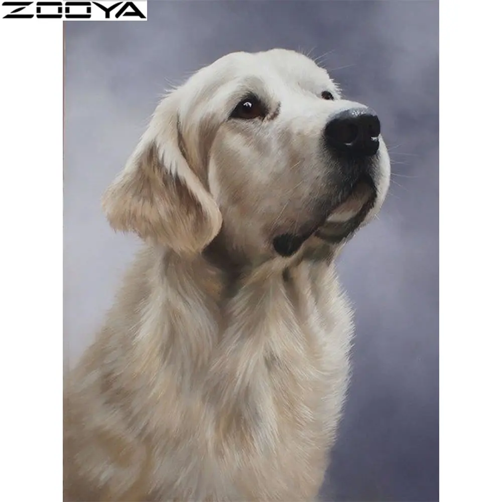 ZOOYA 5d diy Алмазная картина собака полный квадрат Стразы картины вышивка Продажа