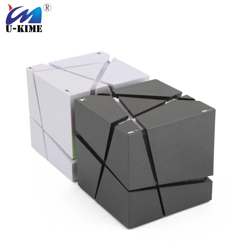 2017 Cube Портативный Mini Bluetooth Динамик светодиодный Стерео Звук Box MP3 плеер сабвуфер
