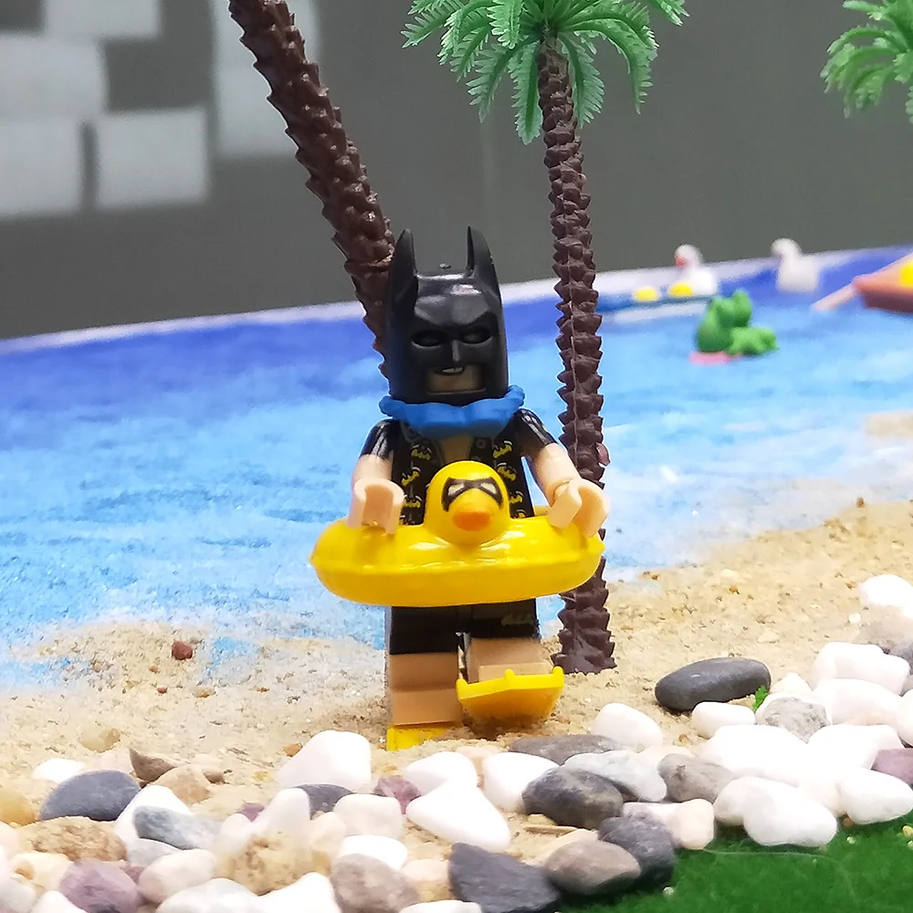 Мстители Endgame Супер Герои Бэтмен Legoings Bathrope Джокер Радуга строительные блоки