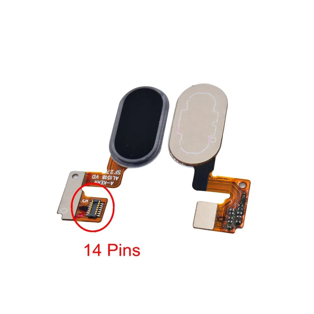 Для Meizu M3 Note домашняя кнопка датчик отпечатков пальцев гибкий кабель 14 Pin для Meilan 3
