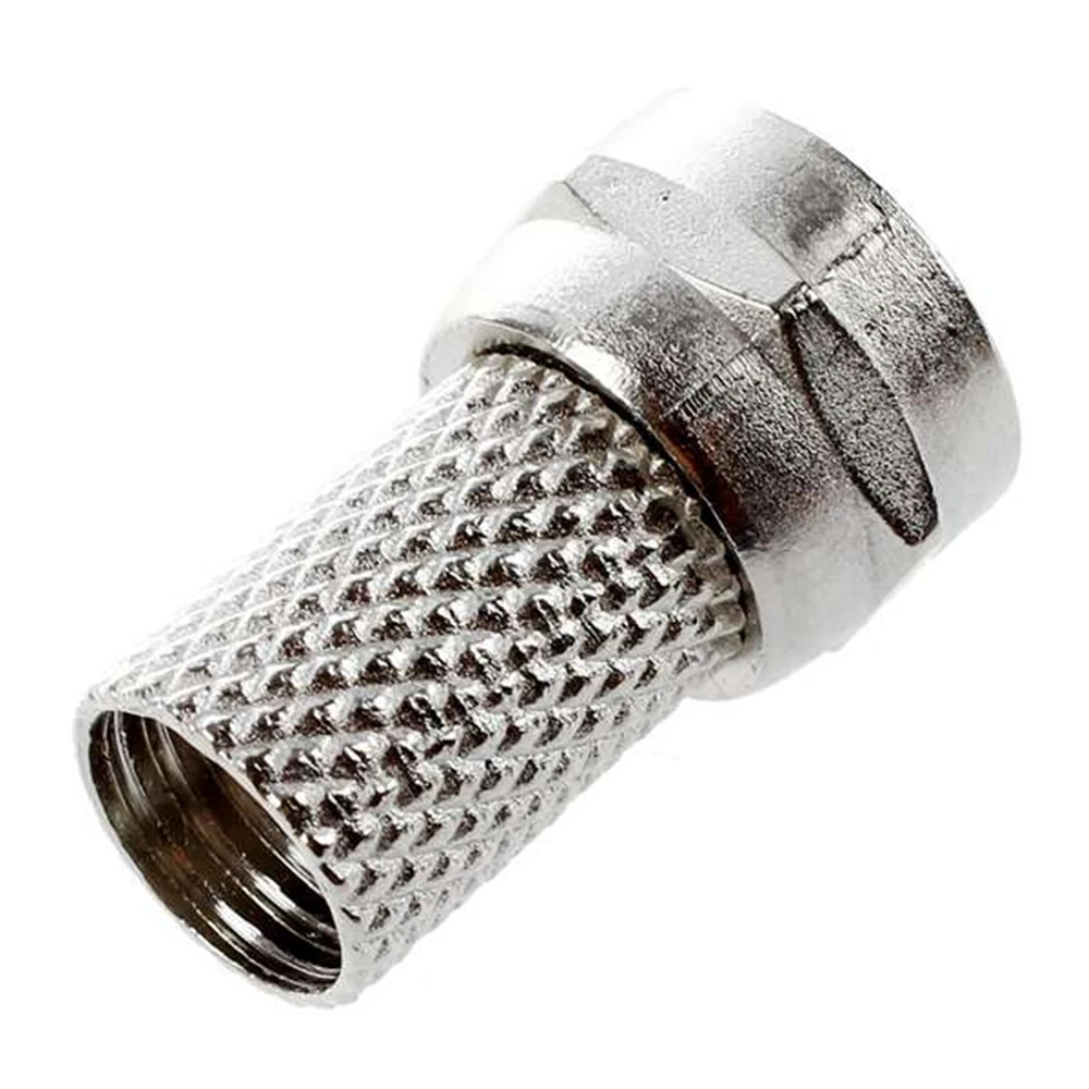 DSHA Новый Горячий Твист-он RG6 RG-6 F ТВ разъем без обжимной упаковки 10 Обустройство