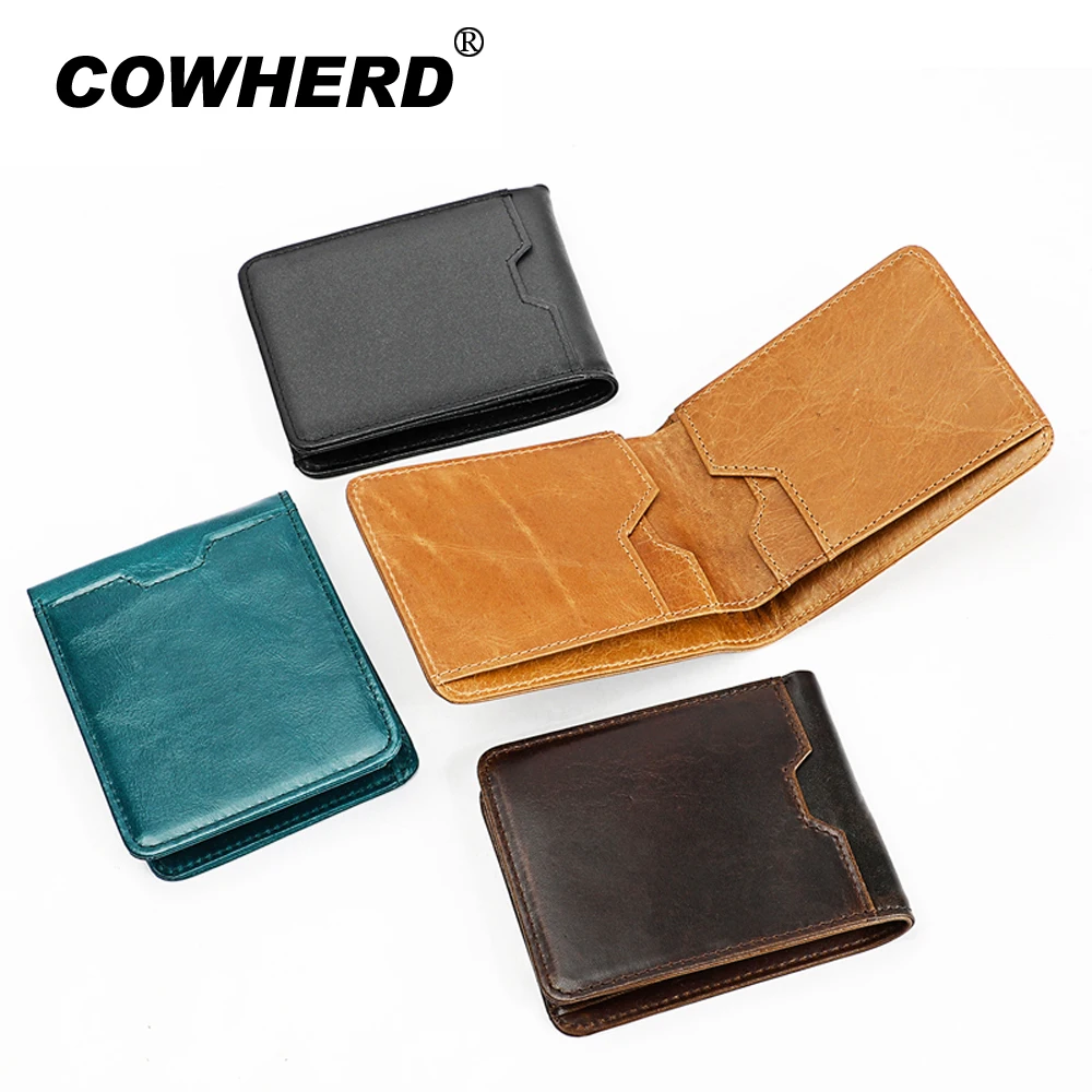 Новое поступление 2019 RFID Противоугонный маленький мужской кошелек постмодерн
